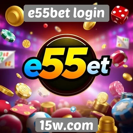 e55bet login oferece opções de jogos variados