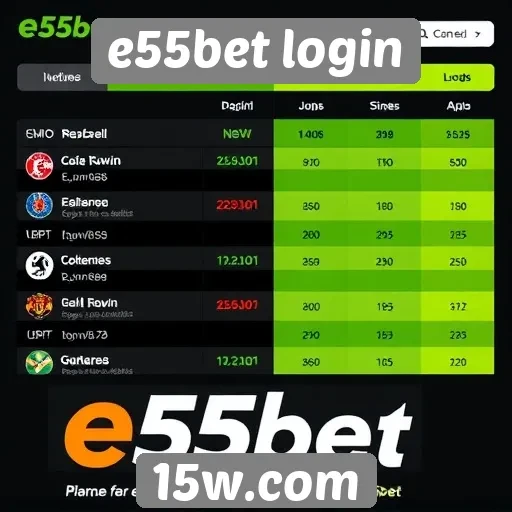Logo da e55bet login