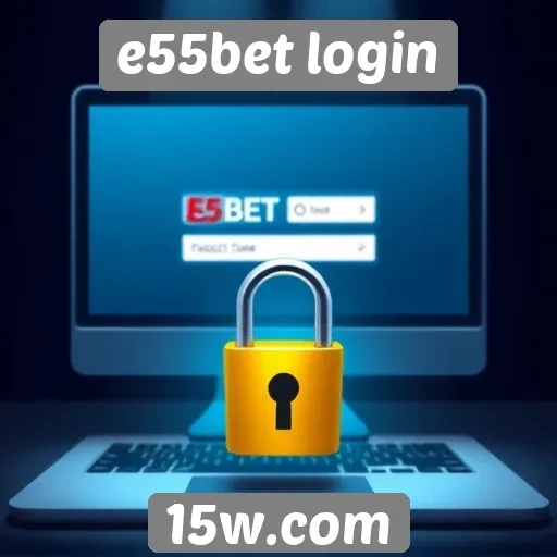 segurança no acesso ao e55bet login